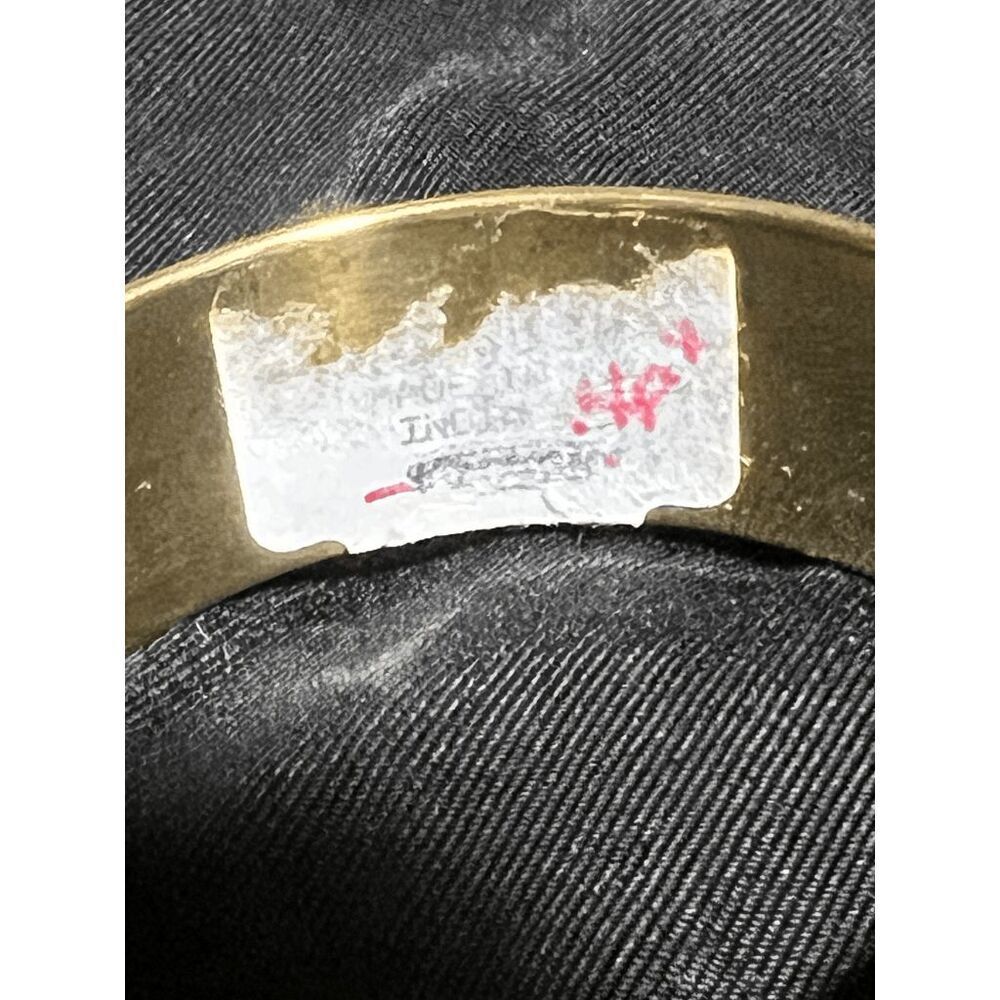 Bohemian Vintage Chunky Brass Bangle Bracelet - Made in India - Picture 2 of 4